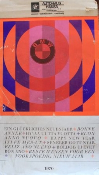 BMW Yearcalendar 1970 Hansa Luebeck (8718)